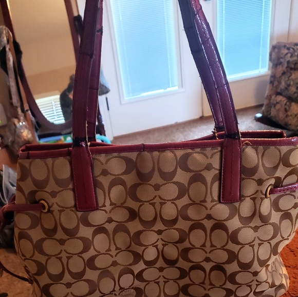 Coach signature python stripe bag - Picture 2 of 5